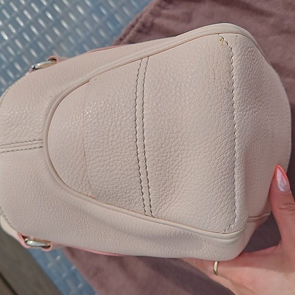 Celine Pink Leather Boogie Bag Silver Logo Hardware w/Dustbag + Tags - Picture 5 of 14